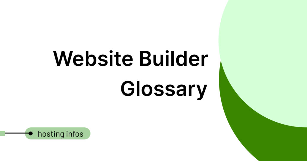 website builder glossary