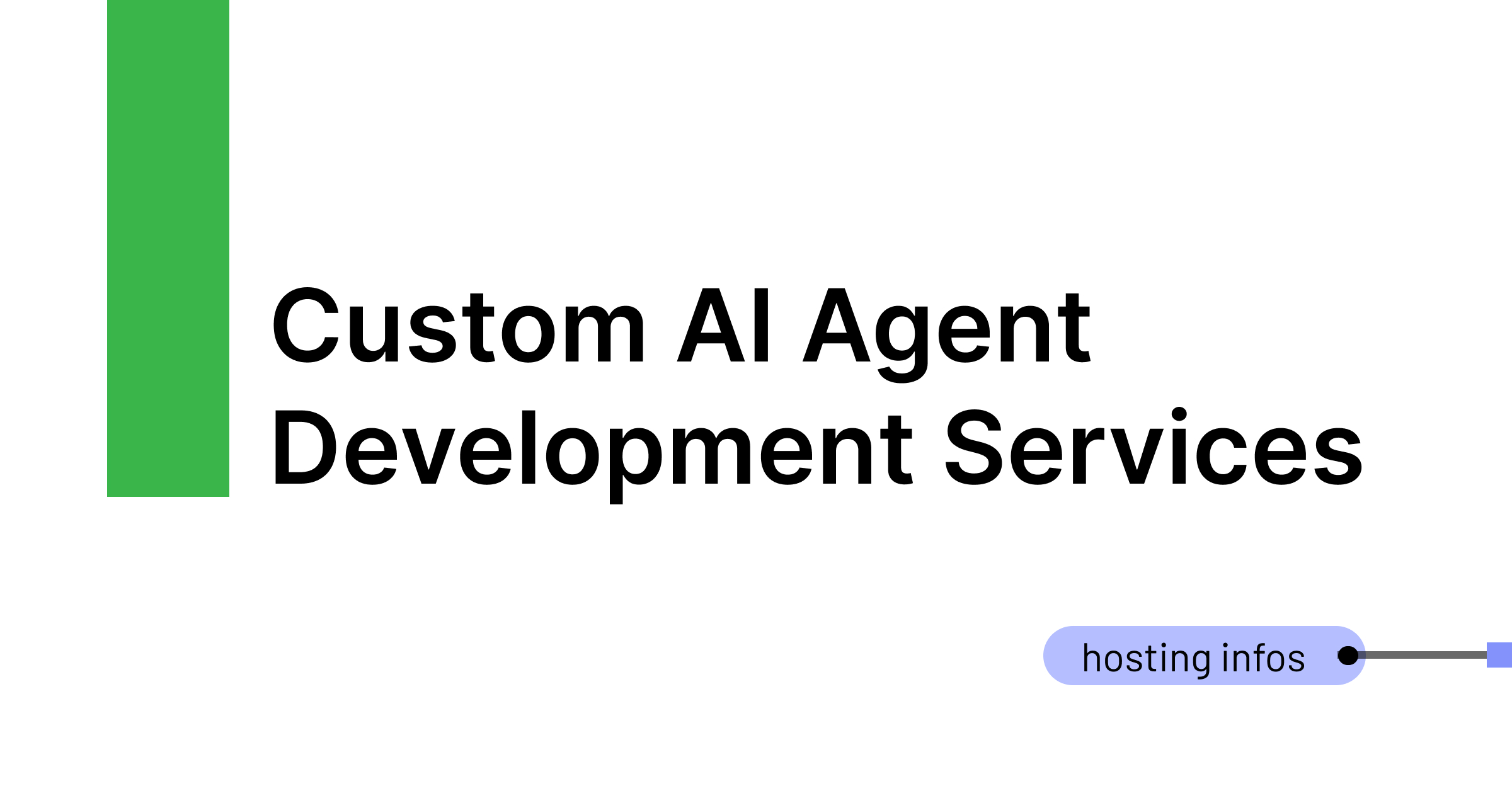 custom AI agent development services