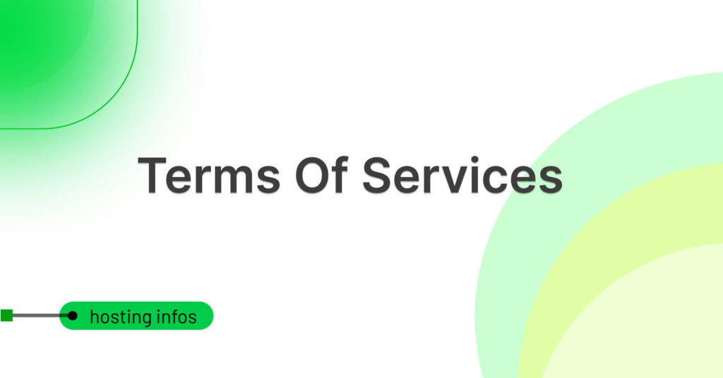 HostingInfos terms of service